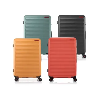 Samsonite RED】20吋TOIIS C 極簡線條可擴充大容量輕量PC防盜拉鍊避震輪行李箱/登機箱(多色可選) 