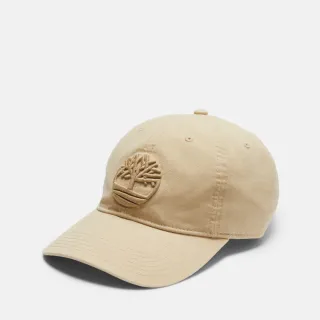 【Timberland 官方旗艦】中性象牙白刺繡LOGO棒球帽(A61UJY94)
