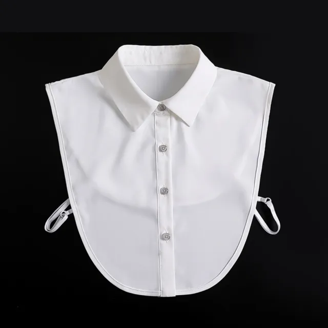 【米蘭精品】現貨+預購 假領子襯衫領片(雪紡通勤純色百搭女裝配件7色74ko24)
