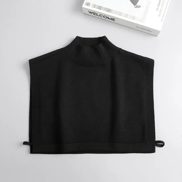 【米蘭精品】現貨+預購 假領子襯衫領片(秋冬針織保暖半高領女裝配件4色74ko10)