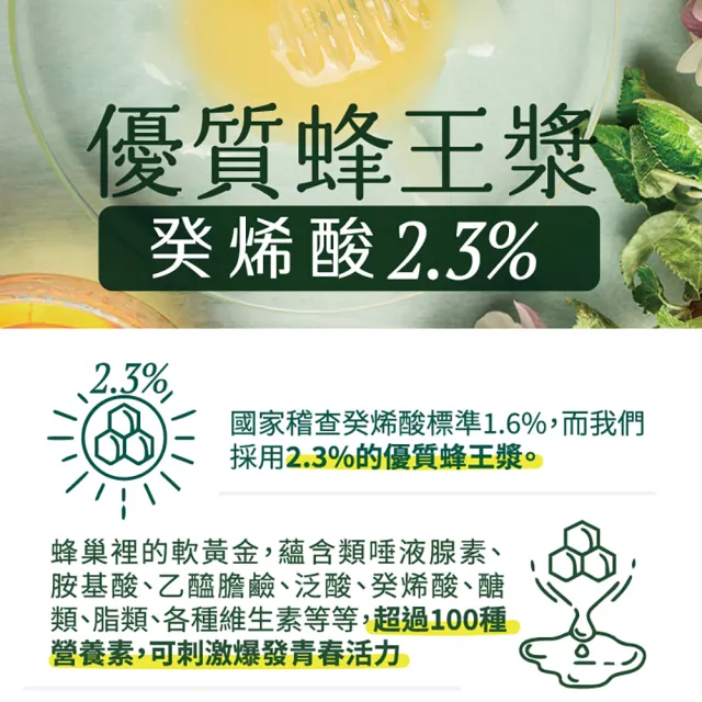 【古寶無患子】蜂王青春緊緻精華乳(60ml)