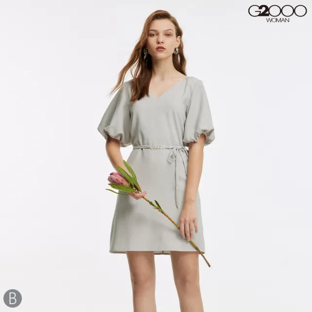 【G2000】柔美休閒洋裝(2款可選)