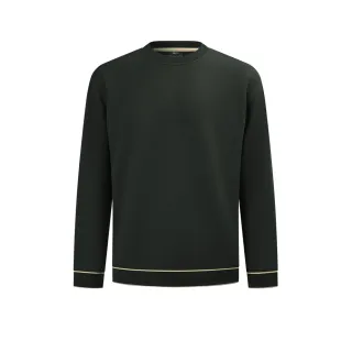 【G2000】男款 出清品 素面純棉圓領長袖T恤-黑色(3814114499) 38女王節首選