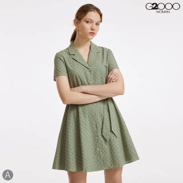 【G2000】女款 出清品 顯瘦修腰休閒洋裝 連身洋裝/合身洋裝/設計款(2款可選)