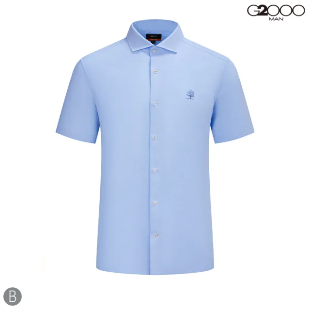 【G2000】男襯衫 牛津紡休閒短袖襯衫(2款可選)