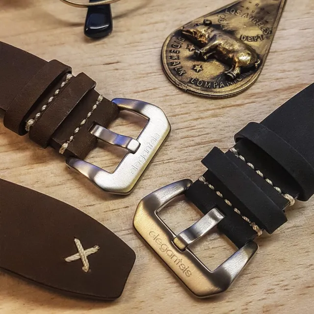 【elegantsis 愛樂時】軍事系列 復古軍事風JT48-MQS腕錶 復刻藍 45.5mm(ELJT48MQS-OB01LC)