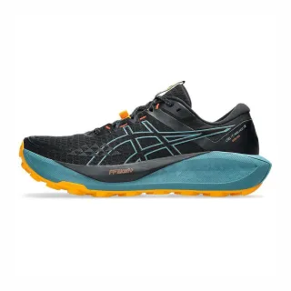 【asics 亞瑟士】Gel-trabuco 13 Gtx 男 越野鞋 跑鞋 防水 抓地力 黑 藍(1011B978-001)