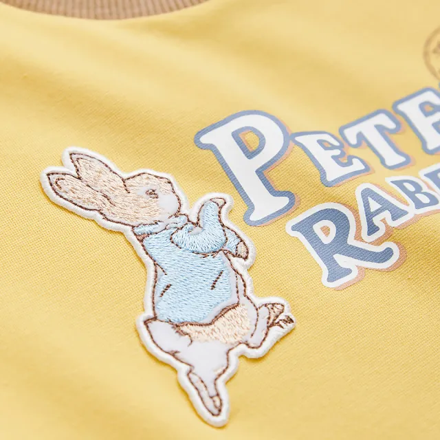 【奇哥】比得兔 男童裝 森林比得休閒T恤/短袖上衣-吸濕排汗+抗UV(6-8歲 防曬)