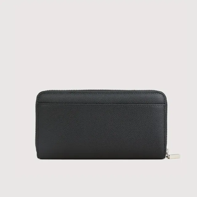 【BRAUN BUFFEL 德國小金牛】維那斯-C 12卡拉鍊長夾-黑色(BF868-602-BK) 錢包送禮推薦