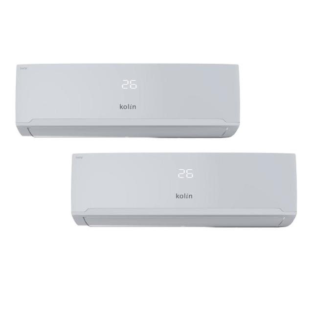 【Kolin 歌林】4-5坪+5-6坪一級變頻冷暖一對二分離式冷氣(KDV-P722M201+KSA-PK282DV03A+KSA-PK362DV03A)
