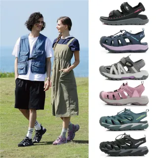 【GOODYEAR 固特異】護趾運動涼鞋/男女款 防撞鞋頭 緩震 便利 女鞋 男鞋(多款任選)