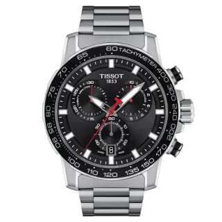 【TISSOT 天梭】SUPERSPORT CHRONO 三眼計時腕錶 618 週年慶 畢業禮物 (T1256171105100)
