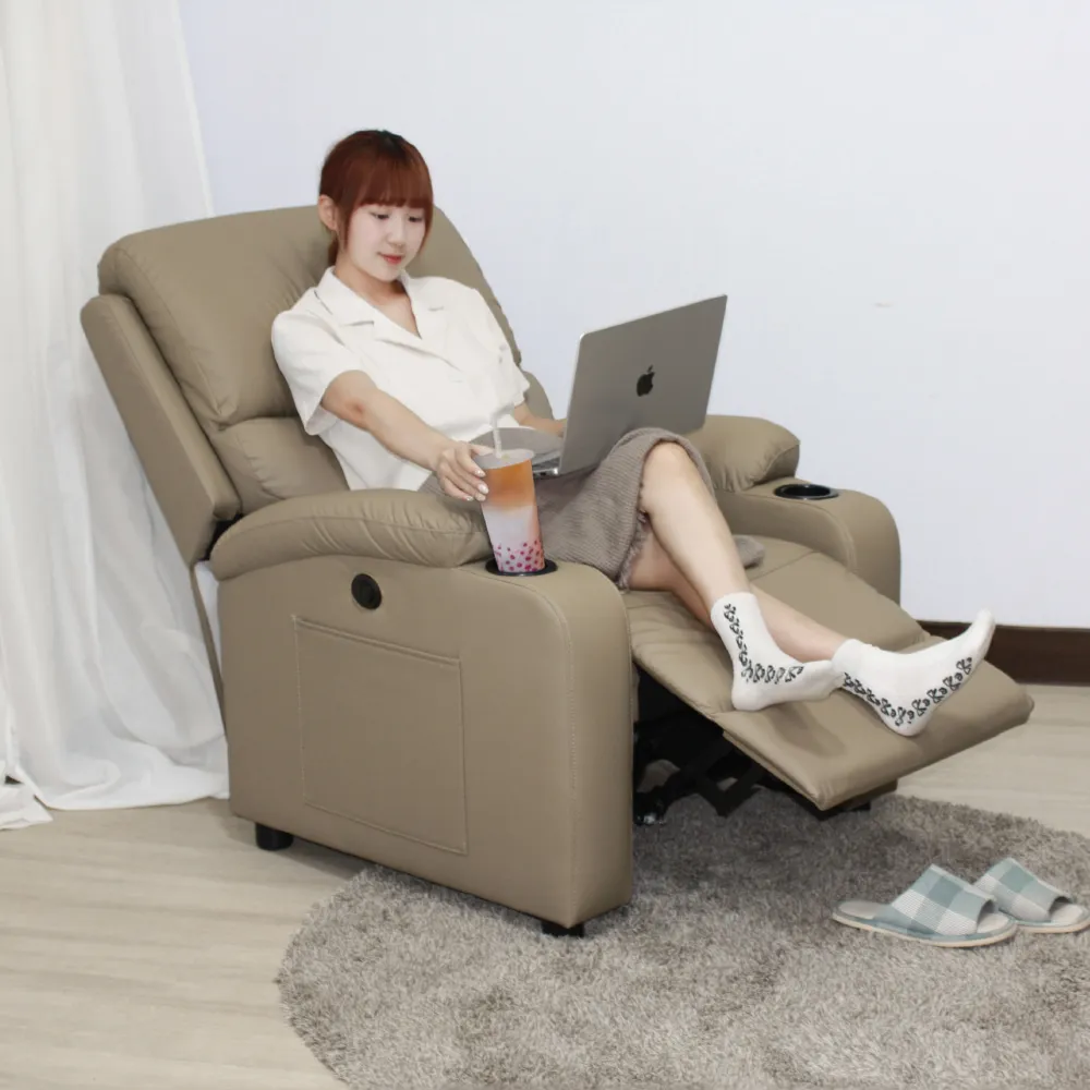 【巧屋家居】卡納斯 電動單人沙發躺椅(懶人沙發 孝親椅 美容椅 休閒椅 長照機構首選)