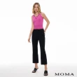 【MOMA】簡約鏤空細節亞麻長褲(兩色)