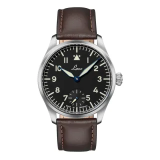 【Laco 朗坤】862118.2 搭載 ETA 6498.2 手動上鍊機蕊 復古飛行員錶 42.5mm(飛行錶 軍錶)