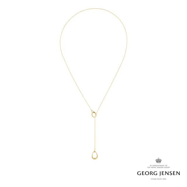 【Georg Jensen 官方旗艦店】OFFSPRING 套索項鍊(18K黃金)