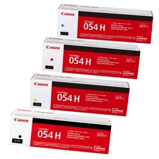【Canon】CRG-054HCMYK 原廠高容量四色碳粉匣(原廠公司貨/crg054)