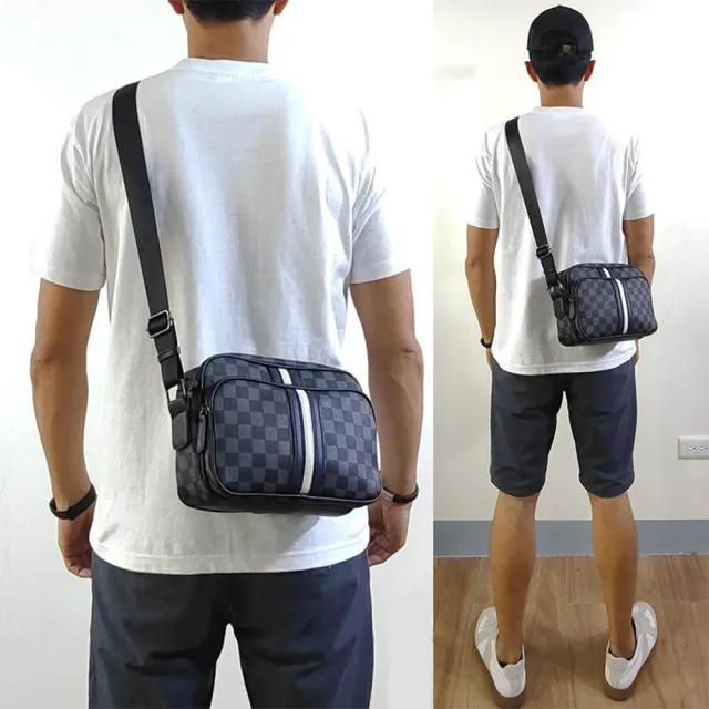 【MoonDy】男生郵差包 男生包包 肩背包 男朋友生日禮物 精品包包 郵差包男 復古郵差包 側