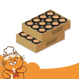 【PAW PAW LAND 肉球世界】歪嘴貓主食罐80g 48入組(貓罐頭/主食罐/蔓越莓/牛磺酸)