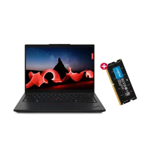 【ThinkPad 聯想】+16G記憶體組★14吋Ultra 7 Ai商用筆電(L14/Ultra 7-155U/16G/1TB SSD/W11P/AI PC/三年保