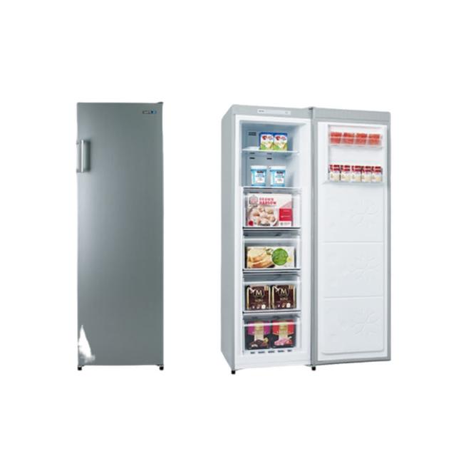 【SAMPO 聲寶】216公升自動除霜定頻直立式冷凍櫃(SRF-220F)