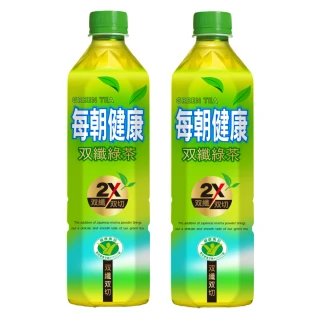 【每朝健康】雙纖綠茶650mlx2箱(共48入)