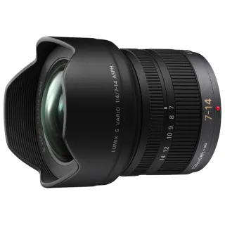 【Panasonic 國際牌】LUMIX G VARIO 7-14mm F4.0 ASPH 超廣角變焦鏡頭--公司貨(H-F007014)