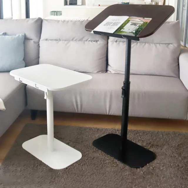 【aka】多段翻折坐站升降桌 60x40cm(坐站兩用/邊桌/電腦桌/書桌/工作桌/辦公桌)