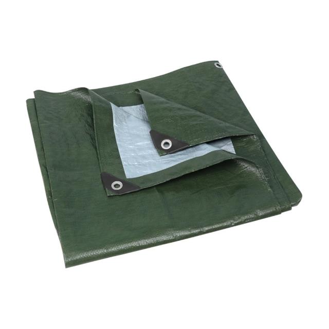 【Effect】200x200cm雙面塗層防水遮陽帆布 -1入組(6.6尺x6.6尺/露營布 防水布 擋雨布 棚布)