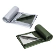 【Effect】200x300cm雙面塗層防水遮陽帆布 -2入組(6.6尺x9.9尺/露營布 防水布 擋雨布 棚布)