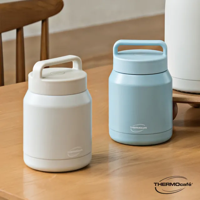 【THERMOcafe 凱菲】不鏽鋼真空保溫食物罐650ml(TCHF-650)