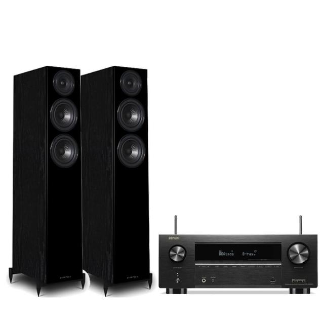 【Denon 天龍】兩聲道音響組合(AVR-X2800H+Wharfedale Diamond 12.3 喇叭)