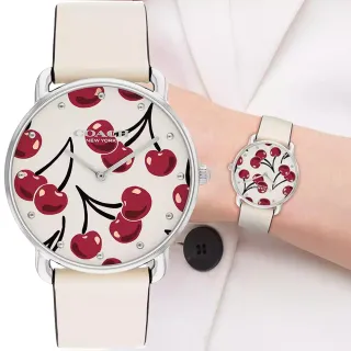 【COACH】Elliot 珍愛櫻桃時尚腕錶-36mm(14504518)