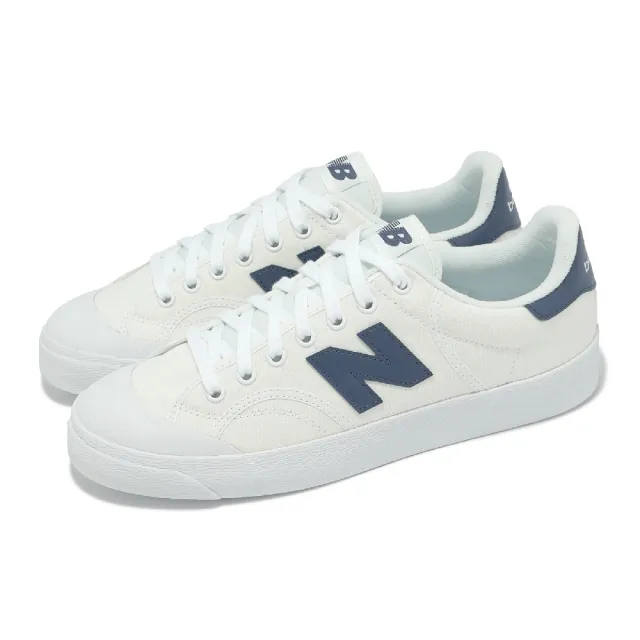【NEW BALANCE】休閒鞋 BB100 男鞋 女鞋 白 藍 復古 帆布 小白鞋 情侶鞋 NB(BB100CNV-D)