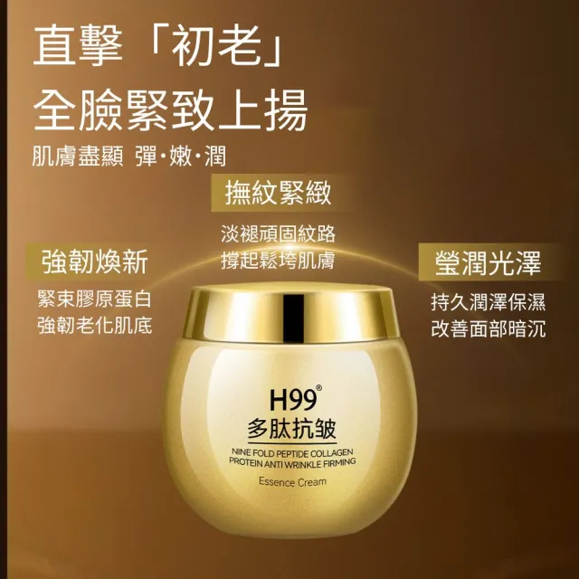 【iBloom】H99九重☆膠原蛋白抗皺緊緻精華霜2入組(抗皺 緊致肌膚 乳霜 保濕 修護)
