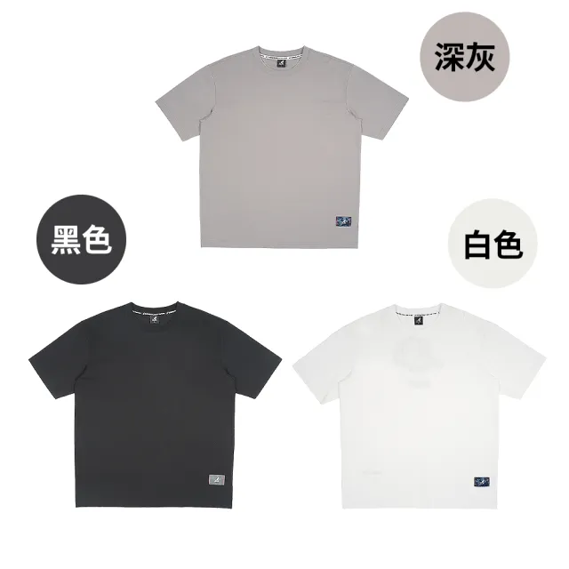 【KANGOL】袋鼠 棒球帽貼圖短T 65251017