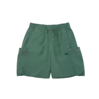 【The North Face 官方旗艦】北面UE男款綠色DWR防潑水短褲｜8BU4HCH