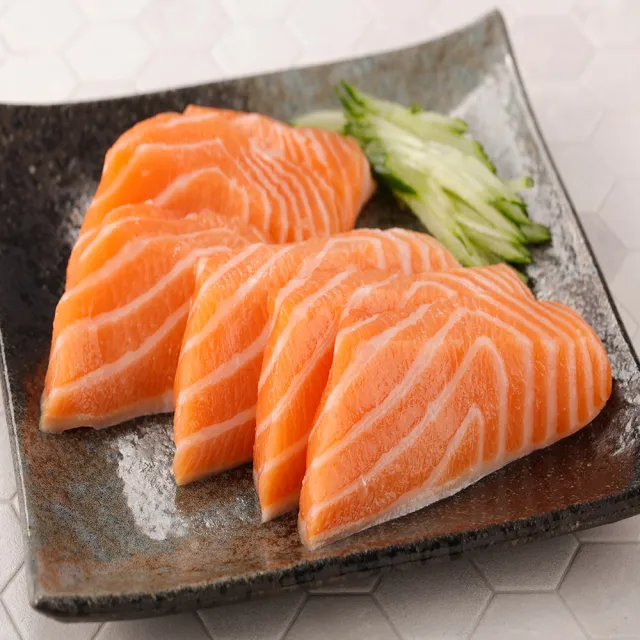 【華得水產】挪威鮭魚生魚片3盒(200g/盒/生食級)