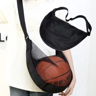 單顆裝大容量籃球網袋(籃球包 排球袋 訓練 學生 健身 外出 打球 收納袋 背包