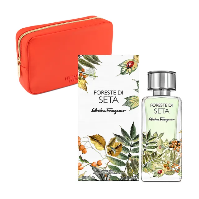 【Salvatore Ferragamo】絲之境浮光綠意中性淡香精100ml(贈化妝包.專櫃公司貨)