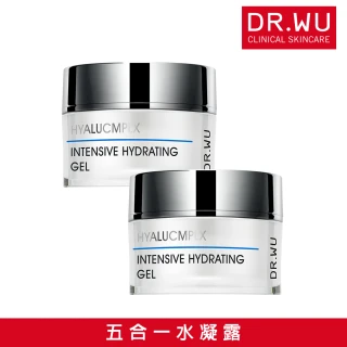 【DR.WU 達爾膚】玻尿酸保濕水凝露50ML(買一送一)