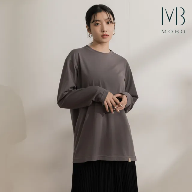 【MO-BO】簡單寬鬆好搭棉上衣