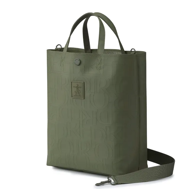 【PORTER INTERNATIONAL】雷雕新韻RENEW托特包L(軍綠)