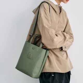 【PORTER INTERNATIONAL】雷雕新韻RENEW手提包(軍綠)
