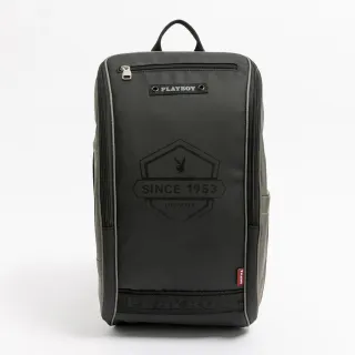 【PLAYBOY】後背包  Night Walker系列(墨綠色)