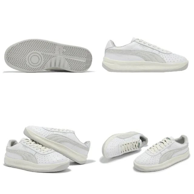 【PUMA】休閒鞋 GV Special Base 男鞋 女鞋 白 灰 復古 小白鞋 情侶鞋(398507-01)