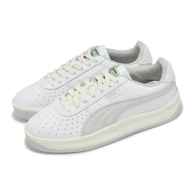 【PUMA】休閒鞋 GV Special Base 男鞋 女鞋 白 灰 復古 小白鞋 情侶鞋(398507-01)