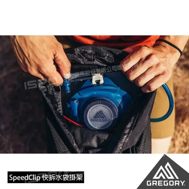 【Gregory官方直營】22L ARRIO 多功能 登山背包 登山包 後背包 水袋包 筆電包(碳黑 帝國藍 磚石紅 火花藍)