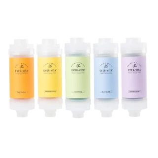 【韓國進口 EVER-VITA】除氯香氛蓮蓬頭濾芯(三入組)(5款香味任選)