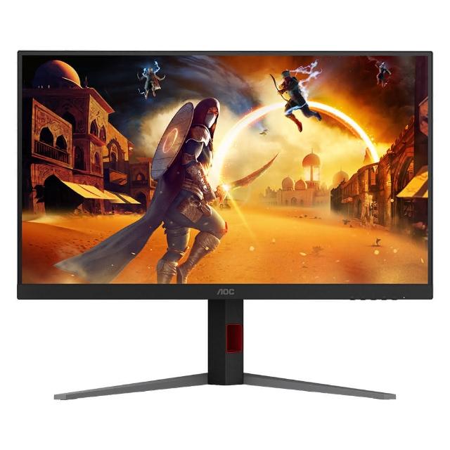 AOC U32G4ZMN AOC U32G4ZMN 是一款31.5吋的4K電競螢幕,採用VA面板設計,提供高解析度與高對比度,支援240Hz更新頻率與1ms反應時間,確保流暢遊戲體驗。內建Adaptive-Sync技術,減少殘影與閃屏現象,並具備窄邊框與護眼功能,適合看片、追劇及辦公使用。支援HDMI與DisplayPort(DP)訊號輸入,提供高品質視覺享受。